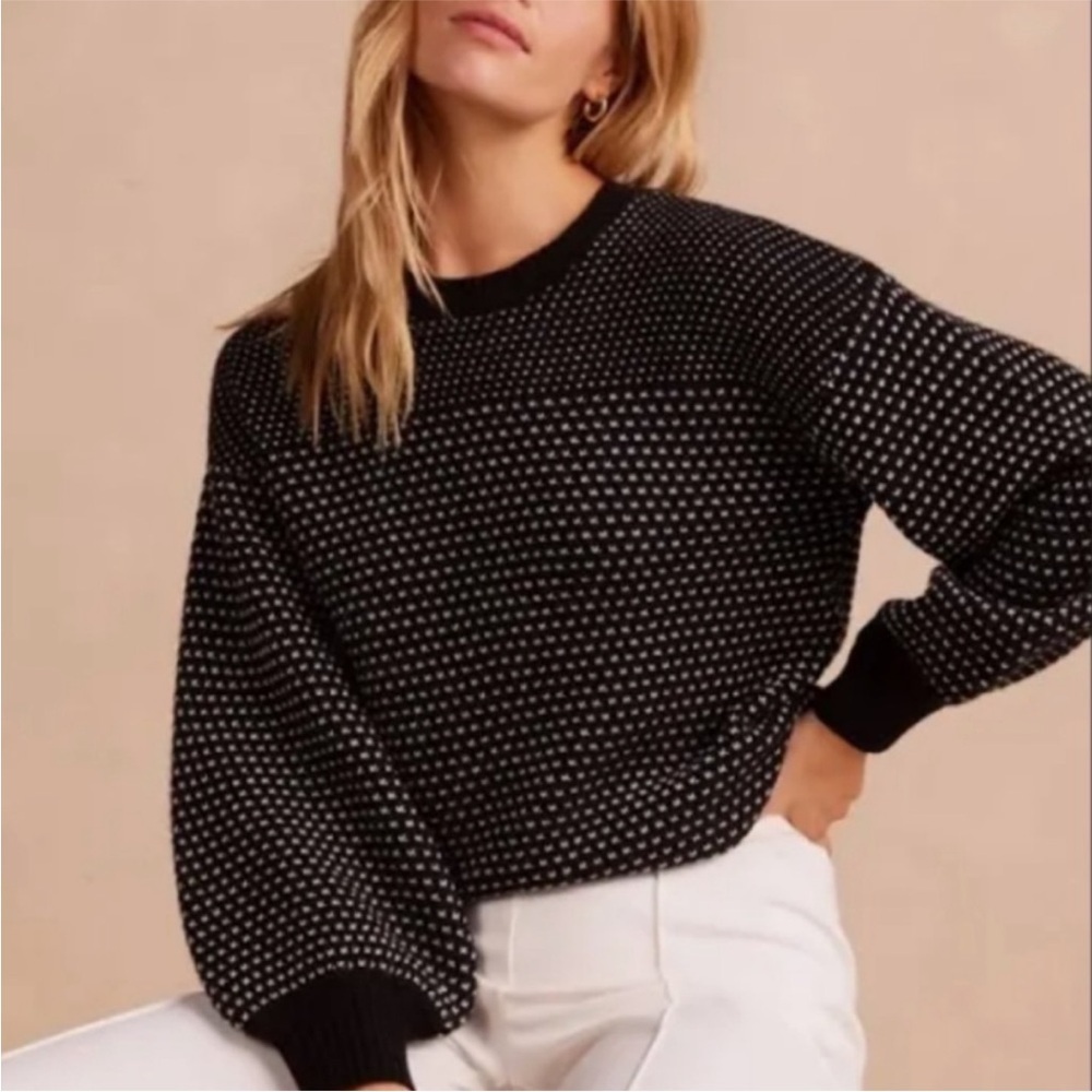 Summersalt Wool Cashmere Blend Mix Stitch Sweater XS